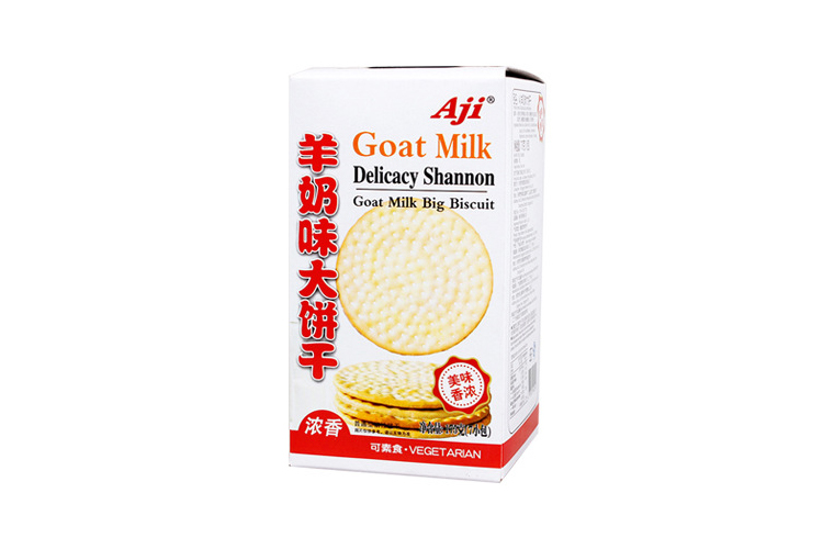 AJI MILK DELICACY SHANNON GOAT MILK BIG BISCUIT 175G